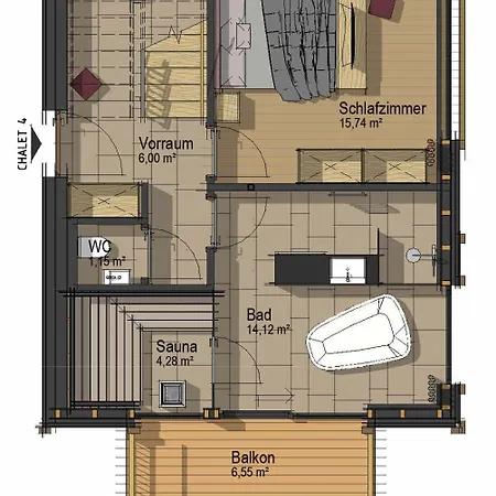 Chalets - The Peak Solden Room photo